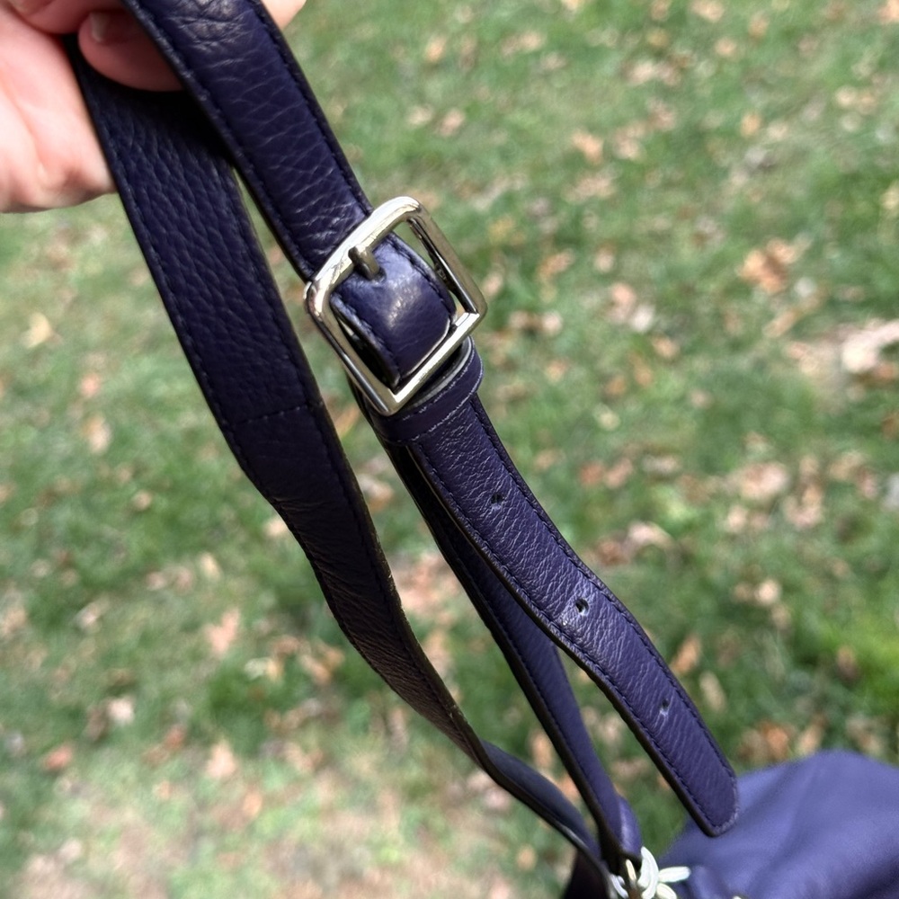 Coach Purple Leather Bucket Bag - Picture 10 of 16
